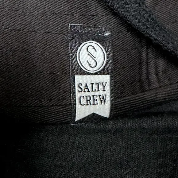 Salty Crew Alpha Tech Black Adjustable Boonie Hot Weather Type II Size 7.5 7 1/2 - Picture 7 of 8